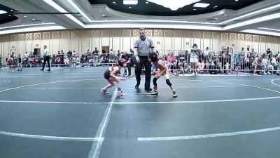 46 lbs 5th Place - Donovan Alejandre, Roy WC vs Azalea Garcia, The Valley WC