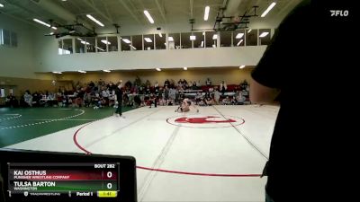 106 lbs Quarterfinal - Kai Osthus, Punisher Wrestling Company vs Tulsa Barton, Washington