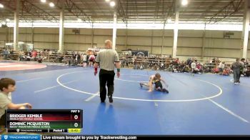 70 lbs Cons. Round 3 - Dominic McQuiston, Rocky Mountain Middle School vs Bridger Kemble, Middleton Middle School