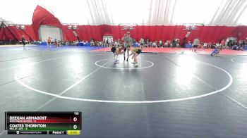 113 lbs Champ Round 1 (16 Team) - Coates Thornton, Millie Lacs vs Deegan Armagost, Wisconsin Rapids
