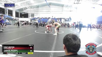 115 lbs Round 2 (4 Team) - Colt Heston, Slyfox Black vs Carson Nichols, Untouchables Purple