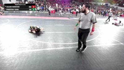79 lbs Champ. Round 1 - Julian Kersten, Oregon Wrestling Club vs Preston York, Cadott