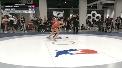 120 lbs Champ. Rd Of 16 - Presley Beard, Wichita Training Center vs Naomi Kofe, Sanderson Wrestling Academy