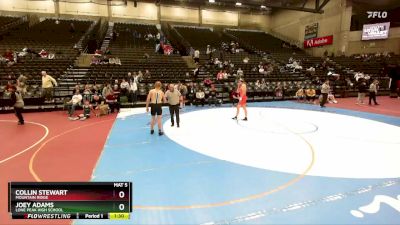 193 lbs Semifinal - Joey Adams, Lone Peak High School vs Collin Stewart, Mountain Ridge
