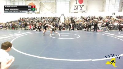 150 lbs Champ. Round 1 - Blake Wilcox, Mat Creatures Wrestling Club vs Beau Bergeron, Grand Island Wrestling Club