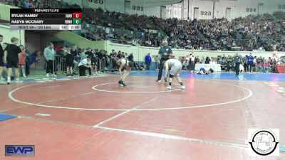 120 lbs Round Of 64 - Rylan Hamby, Sand Springs Jr High vs Hadyn Mccrary, Edmond Memorial