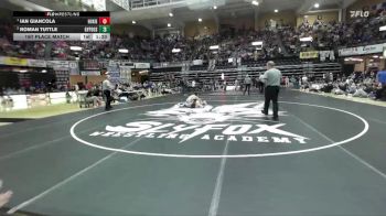 120 lbs 1st Place Match - Ian Giancola, Hoxie Hs vs Roman Tuttle, Gypsum-Southeast Of Saline Hs