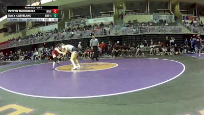 125 lbs Round 2 (3 Team) - Evelyn Thornburg, Manhattan HS vs Dacy Cleveland, Norfolk