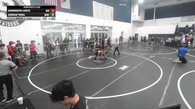 106 lbs Champ. Round 1 - Anderson Lentz, Redondo Union HS vs Adrian Vera, Savage House Wrestling Club