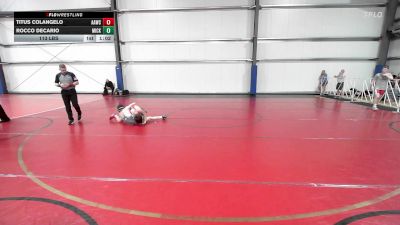113 lbs Rr Rnd 1 - Titus Colangelo, All-American Wrestling Club HS vs Rocco Decario, Micky's Maniacs White