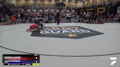 120 lbs Quarterfinal - Hudson Fleming, Big Game Wrestling Club vs Chase Franklin, Iowa