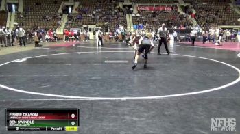 126 lbs Quarterfinal - Ben Swindle, Bayside Academy vs Fisher Deason, American Christian Academy