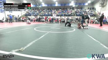 37-40 lbs Round Of 16 - Barlow Schubert, Chandler Takedown Club vs Bentley Campbell, Broken Arrow Wrestling Club