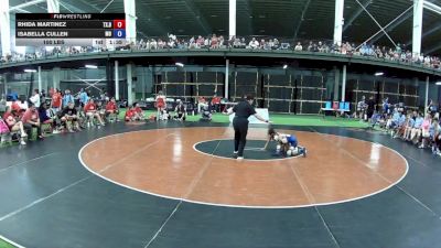 100 lbs Rhida Martinez, Texas Blue vs Isabella Cullen, Missouri