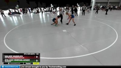 120 lbs Cons. Round 2 - Walker Waidelich, New Richmond Wrestling Club vs Emiliano Hineman-Amador, Tennessee