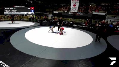 71 lbs Champ. Round 2 - Keith Garcia, Red Wave Wrestling vs Elijah Streu