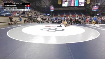215 lbs Quarters - Kade Splinter, WI vs Kendahl Hoare, PA