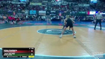 A - 120 lbs Champ. Round 1 - Jack Holmes, Butte Central vs Kona Fandrich, Lockwood (Billings)