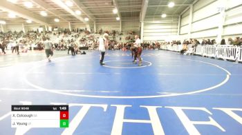 195 lbs Quarterfinal - X'zavion Colcough, GA vs Jaxson Young, UT