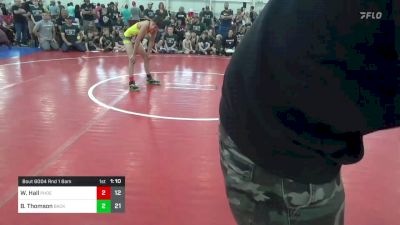 85 lbs Round 1 - Walker Hall, Phoenix W.C. vs Benjamin Thomson, Backbone Wrestling Club