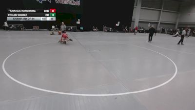 88 lbs Champ. Rd Of 64 - Charlie Haneborg, Midwest Destroyers Wrestling Club vs Ronan Winkle, Raw Wrestling Club