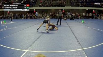 85 lbs Round 3 - Jaxson LaRonge, Weigh-In Club vs Kolton Delebreau, Luxemburg-Casco Wrestling Club