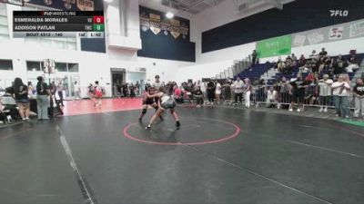 140 lbs Round 3 - Esmeralda Morales, Valley View vs Addison Patlan, Threshold Wrestling Club