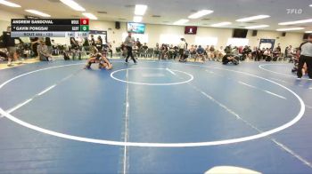 120 lbs Champ. Round 3 - Andrew Sandoval, Woodlake Union vs Gavin Pongsai, Gilroy