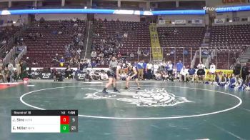 220 lbs Prelims - Jason Sine, Notre Dame Hs - Green Pond vs Evan Miller, Reynolds Hs