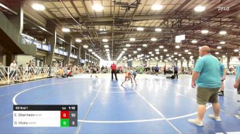 90 lbs Rr Rnd 1 - Eli Oberheim, Buffalo Valley Wrestling Club - Black vs Drake Hicks, Warrior RTC