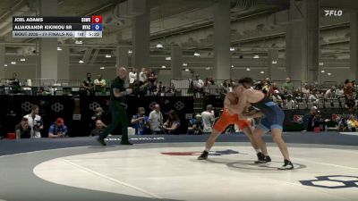 77 Finals kg Champ. Round 1 - Joel Adams, Beaver Dam Wrestling Regional Training Center vs Aliaksandr Kikiniou Sr, Nyac