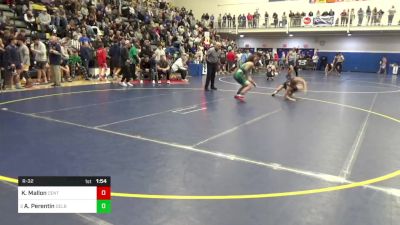 160 lbs R-32 - Kevin Mallon, Central Bucks West vs Alessio Perentin, Delbarton-NJ