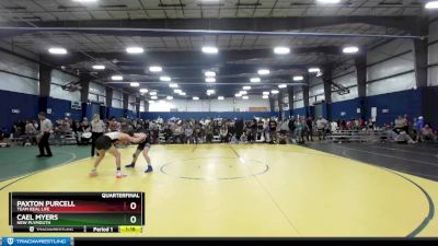 125 lbs Quarterfinal - Paxton Purcell, Team Real Life vs Cael Myers, New Plymouth