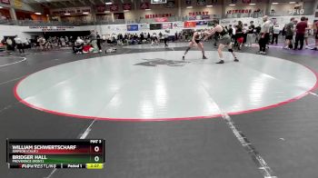 165 lbs Cons. Round 7 - Bridger Hall, Providence (Mont.) vs William Schwertscharf, Simpson (Calif.)