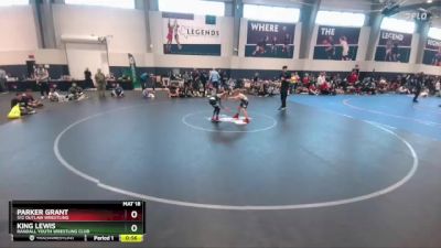 65 lbs Semifinal - King Lewis, Randall Youth Wrestling Club vs Parker Grant, 512 Outlaw Wrestling