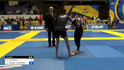 BEE HYUN RYU vs JUSTICE CHANEL STANFORD 2022 World IBJJF Jiu-Jitsu No-Gi Championship