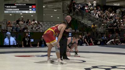70 kg Champ. Rd Of 32 - Nick Sanko, Cavalier Wrestling Club vs Corbin Ramos, Kenosha Wrestling Academy