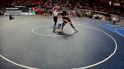 D 3 150 lbs Quarterfinal - Dylan Brown, De La Salle vs William Gardiner, Erath