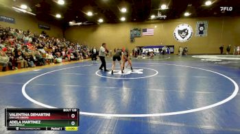 120 lbs Cons. Round 2 - Adela Martinez, Bakersfield vs Valentina DeMartini, San Luis Obispo