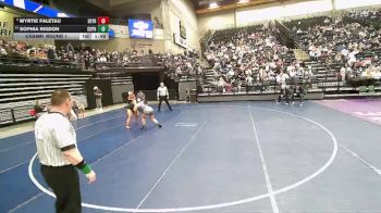 6A 190 lbs Champ. Round 1 - Myrtie Faletau, Skyridge vs Sophia Rigdon, Copper Hills