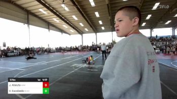 57 lbs Quarterfinal - Jayvis Abeyta, Hammer House Mafia vs Vincent Escobedo, Bear WC