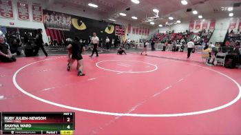 130 lbs Quarterfinal - Ruby Julien-Newsom, Torrey Pines vs Shayna Ward, Oakland Tech