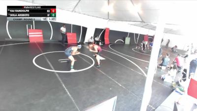 132 lbs Champ. Round 3 - Kai Randolph, Manhattan Beach vs Sola Akimoto, North Torrance