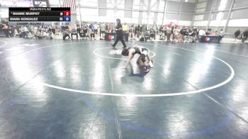 U20 Women - 50 lbs Champ. Round 2 - Rianne Murphy, IN vs Diana Gonzalez, CA