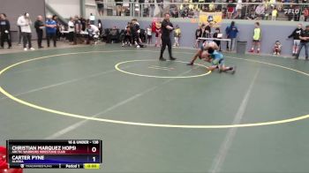 138 lbs Champ. Round 1 - Carter Pyne, Alaska vs Christian Marquez Hopson, Arctic Warriors Wrestling Club