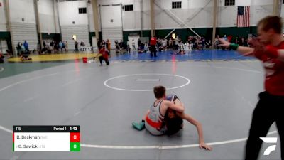 115 lbs Round 4 - Owen Sawicki, 2TG vs Brody Beckman, Oakley Wrestling Club