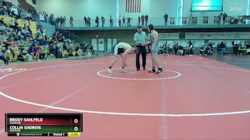 285 lbs Quarterfinal - Brody Sahlfeld, Glencoe vs Collin Gadbois, Century