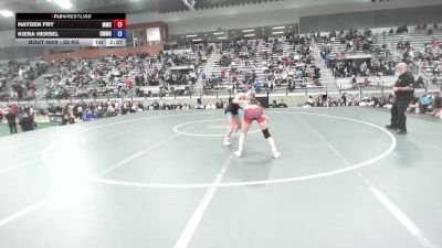 50 kg Champ. Rd Of 64 - Hayden Fry, Menlo Wrestling Club vs Kiera Hersel, Colorado Mesa Wrestling Club