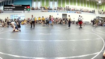 150 lbs Round 5 (6 Team) - Tyler Gray, Wellington vs Hayden Fisher, Beebe Trained Silver