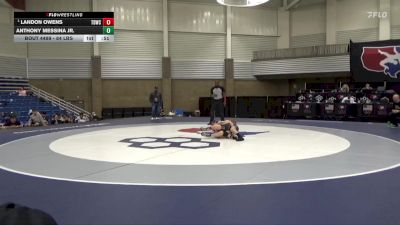 84 lbs Cons. Quarters - Landon Owens, Team Donahoe Wrestling Club vs Anthony Messina Jr.